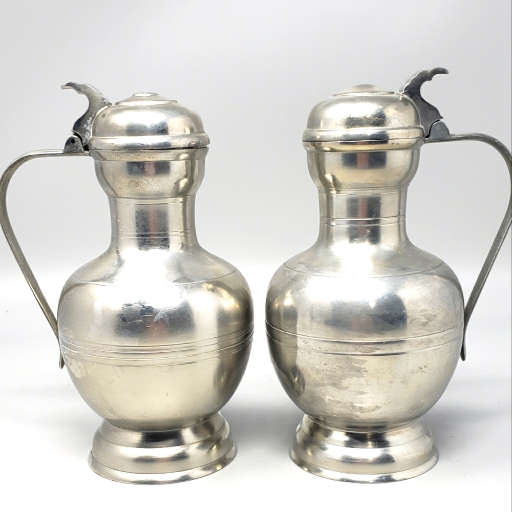 Vintage Metawa Pewter Pitcher Flagon Vessels